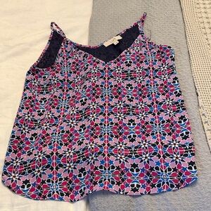 LOFT Multicolor Geometric Camisole